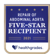 Healthgrades Five-Star Recipient for Repair of Abdominal Aorta 2021