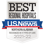 U.S. News & World Report - Best Regional Hospitals 2021-22