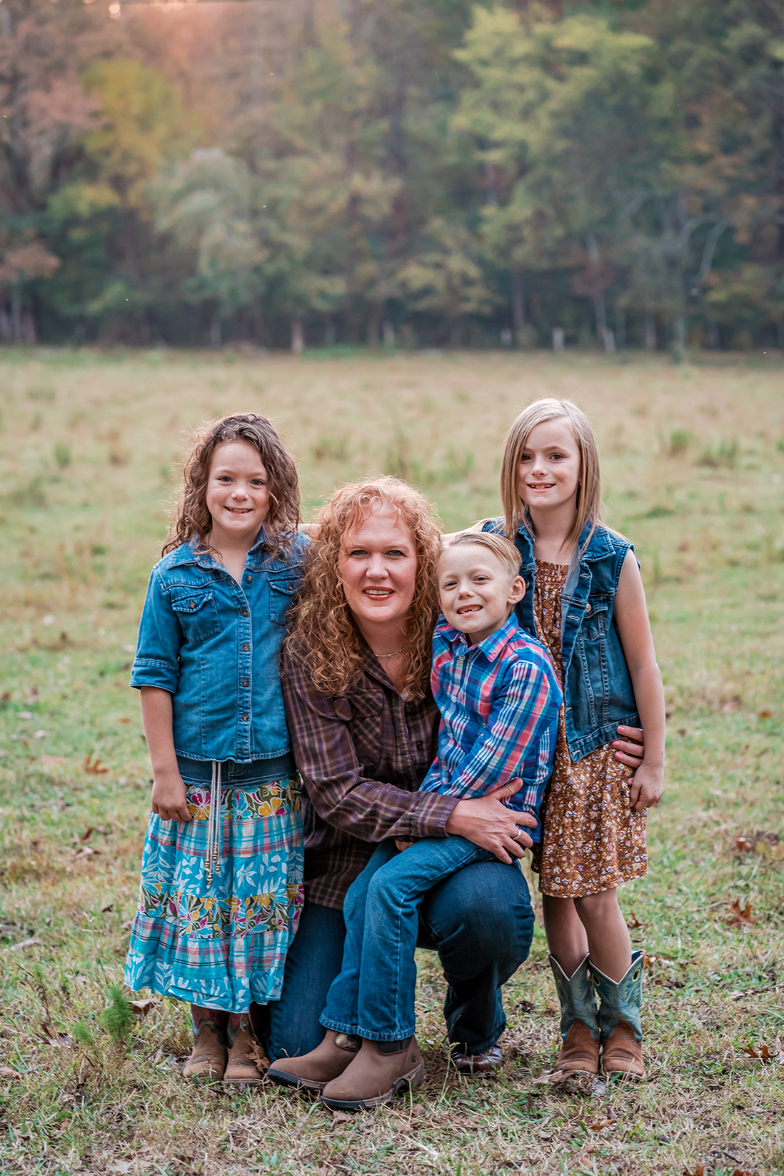 Amy Goss Robinson with family