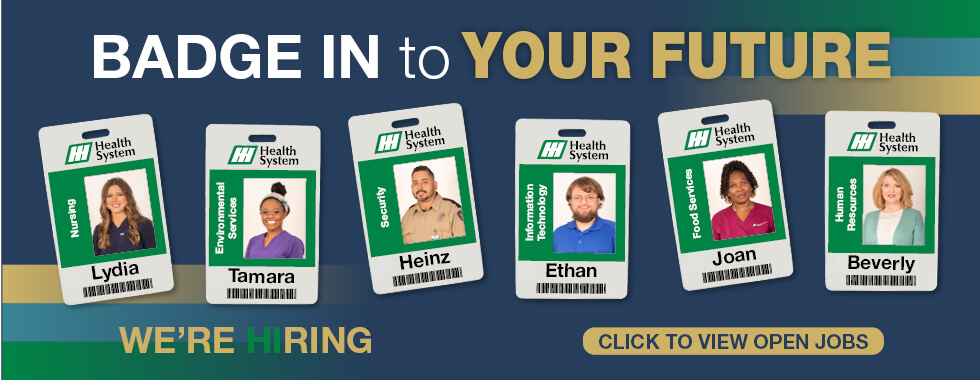 Badge in to your future - visit hh.careers to learn more