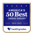 Healthgrades 50 Best Cardiac Surgery 2015-2021