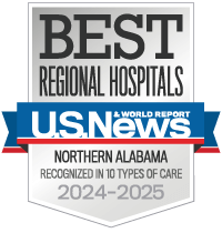 U.S. News & World Report - Best Regional Hospital & #2 in Alabama