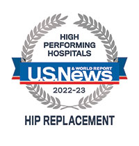 U.S. News & World Report - High Performing: hip replacement